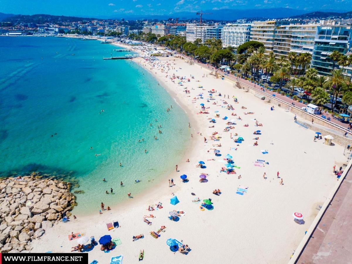 2 Pieces - Croisette Et Plages A 10 Mn A Pieds Cannes Exterior photo